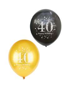89pcs Black Gold 18th 30th 40th 50th 60th 70th Number Latex Balloons Chain Birthday Balloon Arch Birthday Party Decorations Adult