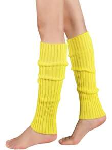 Leg Warmers For Women - Leg Warmers 80s Ribbed Knitted Long Socks For Party Sports