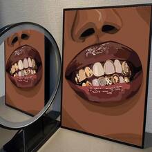 1pc/3PCS Áp phích nghệ thuật treo tường Áp phích trang sức vàng Hip Hop hiện đại Nghệ thuật vải Canvas, Thích hợp cho tường nhà ở và ký túc xá, Trang trí phòng khách và quầy bar, Phòng ăn hoặc phòng tắm, Trang trí phòng, Không khung Chất lượng cao, Nghệ thuật vải Canvas trong nhà/ngoài trời, Không khung/Có khung - Nhiều màu - Xem 38