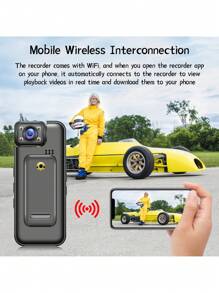 Ultra HD 4K WIFI Camera Digital Video Mini Portable Handheld Law Enforcement Recorder 180° Rotatable Lens Outdoor Sports Camera 