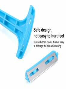 Set da 25 pezzi di strumenti per la cura e il massaggio dei piedi in plastica antiallergica, per creare piedi lisci, rimuovitore professionale di calli e raschietto per pelle morta, raschietto per scrub ai piedi, inclusi accessori per le mani, durevole e resistente all'usura, strumento ausiliario perfetto per eliminare la pelle morta e il cheratine, adatto per il viaggio e l'uso domestico, per saloni di bellezza, negozi di massaggio ai piedi, per uomini e donne - rosa, blu, all'ingrosso cross-border