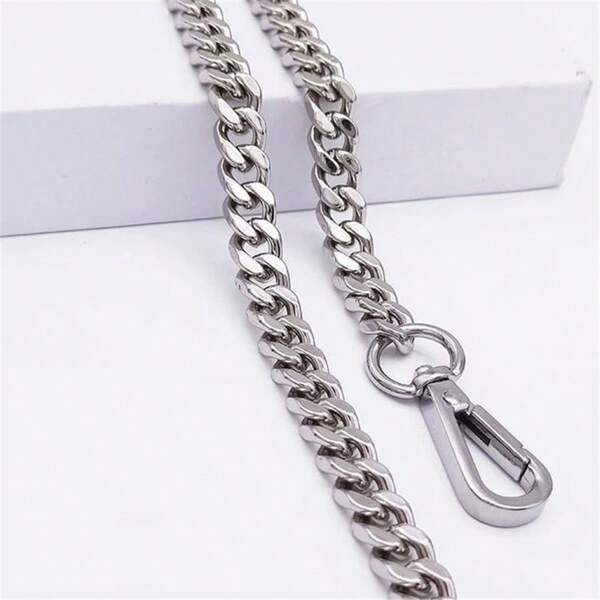 120cm Metal Purse Chain Strap Handle Handle Replacement For Handbag Shoulder Bag Gold Color