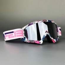 Outdoor Motorcycle Riding Equipment, Motorcycle Goggles, KTM Off-Road Motorcycle Goggles, Adult Skiing Goggles, Riding Windproof And Dustproof Goggles, Outdoor Riding Goggles, Retro Motorcycle Goggles, Mountaineering Goggles, Windproof And Sand Proof Snow Motorcycle Goggles, 1 Pair - Multicolor - View 10