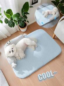 Dog Cooling Mat - Instant Cooling Pet Bed For Dogs & Cats, Pet Spring And Summer Mat, Suitable For Cats And Small Bell Shaped Dogs, Self Cooling Fabric, Lightweight, Soft, Comfortable, And Comfortable Sleeping Mat, Can Be Used Indoors/Outdoors