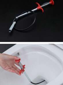 1pc 4-Claw Drain Remover Tool, Suitable For Sink, Washbasin, Floor Drain, Toilet, Pipe, Cleans Hair And Unclog Blockage