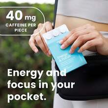 NeuroGum Energy Caffeine Mints - Sugar Freewith L-Theanine, Natural Caffeine, Vitamin B12 &B6-Nootropic Energy & Focus Supplement ForWomen & Men - 1pc - 查看 8
