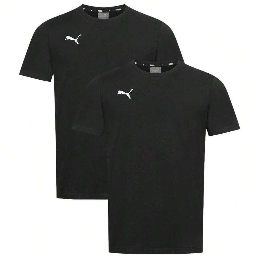 Puma Junior TeamGOAL 23 T-Shirt 2-Pack - Black - View 1