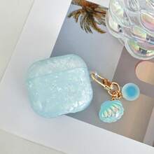 单包装炫彩外壳 保护套，带珍珠吊坠，时尚紫色和蓝色闪光 TPU 保护壳，防震防尘设计，兼容 1/2/3/4/Pro/Pro（第二代）/Pro3 型号 – 青少年礼物及日常使用 - 彩色 - 查看 18