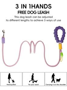 Hands-Free Dog Leash, Adjustable Waist Belt For Walking Dogs, Explosion-Proof Handle Crossbody Rope, Dual Dog Leash, Running Training Jog Outdoor Dog Leash, Traction Rope, Multi-Use Traction Rope, Multi-Function Traction Rope, Soft Hand Dog Leash