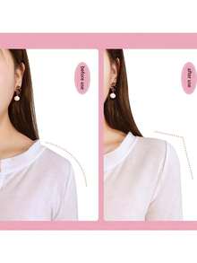 2 件肩垫，可拆卸自粘肩部塑形器，男女适用肩带，防止肩部滑落，瘦肩固定 - 彩色 - 查看 9