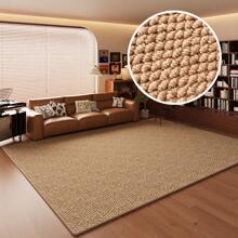 1pc Jute Look Simple Design Durable Dirt-Resistant Indoor/Outdoor Entrance Doormat, Water-Absorbent And Soft Easily Cleanable Machine Washable Rugs Living Room, Non-Slip Runner Rug, Round Rug, Suitable For Entry, Kitchen Rug Set, Multi-Color Options, Carpet For Living Room, Rugs For Bed Room, Area Rugs Living Room, Carpet Living Room, Home Decor, Suitable For Bathroom Mat, Room Decor, Home Carpet