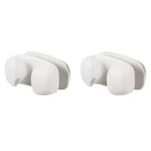 2pcs Sticky Rice Spoon Storage Rack Rice Cooker Wall Mounted Rice Spoon Placement Rack Kitchen Non Stick Rice Shovel Silicone Hook