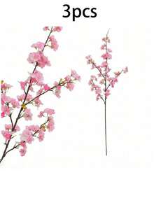 1 件超大人造樱花树枝，可折叠单花桃花拍摄道具，仿真樱花，DIY 花园工艺艺术装饰，塑料花卉桌面中心装饰适用于家庭派对装饰、婚礼、母亲节、新娘送礼会 - 彩色 - 查看 16