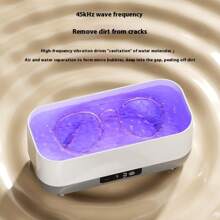 Portable Household Cleaning Machine, Clean Pod Ultrasonic Cleaner, Jewelry Cleaner Machine For Ring, Glasses, Makeup Brush,200mAh