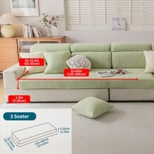 1pc Stretch Jacquard Sofa Cover, Machine Washable, Anti-Cat Scratch, Furniture Protector Sofa Cushion Cover Set With Recliner Slipcover, For Modern Living Room, Bedroom, Office Decor Room Decor Home Decor Living Room Decor Couch Cover Sofa Covers