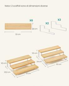 SONGMICS Spice Racks - 米色 - 查看 5