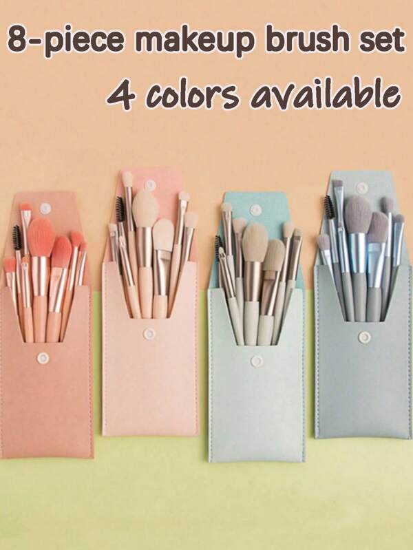 11 Pieces, Makeup Brush Set, Mini Makeup Brush Set, Travel Makeup Brush Set, Makeup Brushes For Daily Makeup, Facial Foundation, Blush, Eyeshadow, Women's Travel Essentials, Girly Gift Fashion Items, Bridesmaid Gift Ideas
