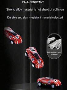 10pcs/20pcs/30pcs Alloy Car Mini Tin Back Racing Baby Toy Car Inertial Boy Simulation Fall-Resistant (Random),Back To School