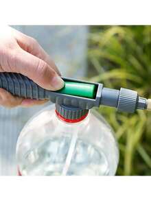 Portable High-Pressure Manual Spray With Adjustable Nozzle And Adjustable Beverage Bottle Spray Head, Suitable For Garden Watering, Flowers And Vegetables, Garden Watering Tools, Agricultural Spray Equipment - Multicolor - View 5