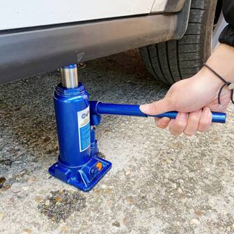 Gato Hidráulico de Botella 2 Toneladas – Gato Mecánico Portátil para Autos, Elevador de Coche Resistente y Compacto para Cambio de Llantas