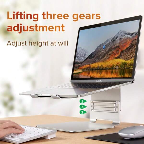 Llano Adjustable Monitor And Device Stand For Laptops, Tablets, And Phones - Desktop Heightening Shelf