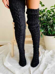 Women Over-The-Knee Socks, Thigh High Stockings, Warm And Comfortable For Winter