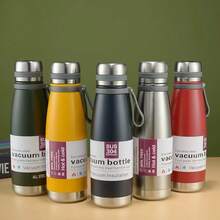 Portable Sports Water Cup Stainless Steel304  Bottle 520ml - 綠色 - 查看 5