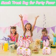 30 件/套粉色和紫色兔耳糖果巧克力礼品袋，婴儿洗礼袋，适用于性别揭晓派对、婴儿洗礼、婚礼、洗礼、生日派对、蝴蝶主题派对装饰 - 彩色 - 查看 7