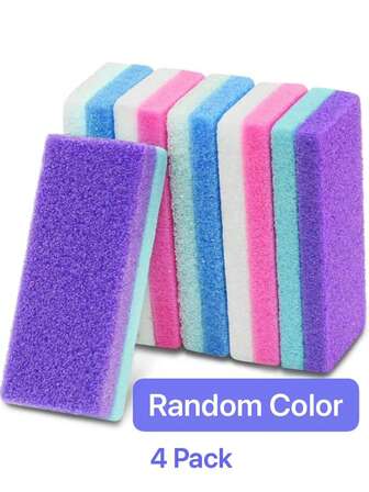 4 包足部磨脚石，用于去除足部老茧，2/1 件足部修脚工具，足部去角质和足部磨砂膏，去除死皮，修复脚跟龟裂