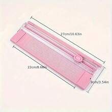 1 pieza Cortador de papel A3, herramienta portátil de corte de fotos, destructora de papel mini, cortador de papel con esquinas redondas, herramientas de corte