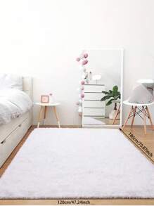 White Carpet Suitable For Living Room, Large Fluffy Bedroom Rug, Large Thick Soft Indoor Baby Carpet, Ivory Carpet For Boys And Girls Rooms, Dorms, Home Decor, Back To School