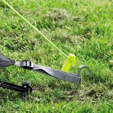 Estacas para tienda de campaña de 9 pulgadas, estacas de metal de alta resistencia para lona, accesorios de camping, estacas de metal para inflables, paquete de 25 para uso al aire libre - Plateado - Ver 4