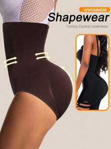 1 Pc Seamless High Waist Shaping Panties Slimming Tummy Control Waist Trainer Body Shaper Shapewear For Women Underwear Women's Underwear Sheath Flat Belly Woman Lingerie Briefs Butt Lifter