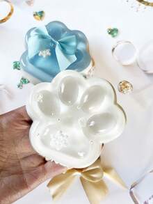 1pc Rainbow Color Squishy Soft Cute Cat Paw Squeeze Toy, Portable Stress Relief Fidget Toy, Ideal For Office Desk, Outings, Holiday Gifts, Party Favors, Classroom Rewards - Multicolor - View 8