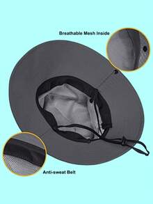 1 Piece, Unisex Sun Protection Bucket Hat, Women's Summer Sun Hat, Outdoor Quick Drying Hat, Suitable For Matching With Summer Clothing And Dresses - A - View 5