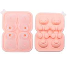 1pc Bear Shape Silicone Ice Cube Tray, Ice Cream/Ice Ball Mold