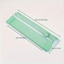 1 pieza Cortador de papel A3, herramienta portátil de corte de fotos, destructora de papel mini, cortador de papel con esquinas redondas, herramientas de corte