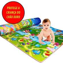 Tapete de Atividades Térmico 120cm x 90cm Infantil Emborrachado Educativo bebê criança