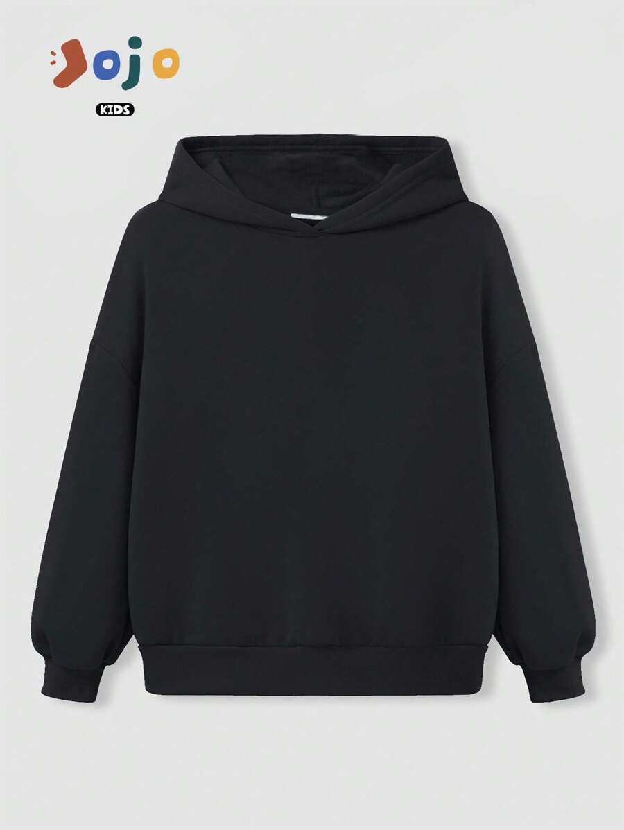 Girls Spring Oversized Soft & Comfy Sporty Round Neck Cute & Cool Casual Street Style Hooded Long Sleeve Sweatshirt With Hood