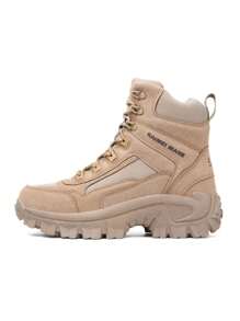 Men's Outdoor Hiking Shoes, Professional Training Shoes, Breathable Fabric Athletic Sneakers, Anti-Slip Outdoor Shoes, Boots, High-Top Boots, Outdoor Hiking Boots