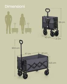 Garden Carts - 灰色的 - 查看 6