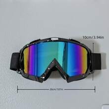 1pc New Lightweight Motorcycle Goggles, Outdoor Sports Sunglasses, Comfortable Wearing