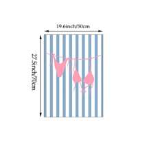 1/6pcs Pink And Blue Coastal Wall Art Picture Summer Bikini Prints Canvas Paintings Preppy Poster Vacation Beachy Decor For Bathroom, Living Room, Apartment Dorm Room Decor Umframed
