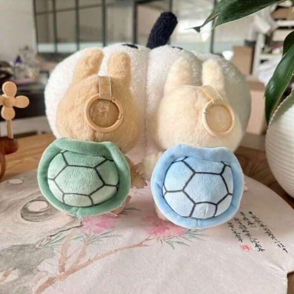 (Solo ropa) Conjunto de ropa de 10 cm/17 cm para muñeca Labobo, pijama con caparazón de tortuga, mono divertido para Labubu