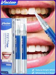  Caneta de Clareamento Dental Vaclav, Gel Clareador de Dentes, Clareador de Gel de Branqueamento de Dentes, Remova Manchas, Higiene Oral - 2 Peças