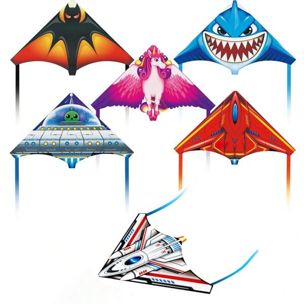 1 Packung Miniatur-Drachen, Finger-Startvorrichtung Drachen & Flugzeug-Startvorrichtung, Fliegende Segelflugzeug Spielzeuge einfach zu fliegen für Party, Strand, Outdoor Spiele, Geschenk
