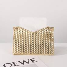 1pc Leather Tissue Box Waterproof Kitchen Accessories,Decorative Tissue Box,Napkin Holder For Table,Tissue Box Bathroom