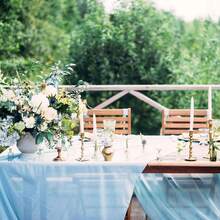 Chiffon Tablecloth, Table Decoration For All Occasions - Multicolor - View 4