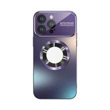 Carcasă de telefon mată de lux din titan, compatibilă cu iPhone - rezistentă la șocuri, încărcare magnetică wireless, protecție pentru lentila camerei din sticlă, pentru iPhone 16/16 Pro/16 Pro Max, 15/15 Pro/15 Pro Max, 14 Pro/14 Pro Max/14/13 Pro Max/13 Pro/13/12 Pro Max/12 Pro/12/11/11 Pro Max