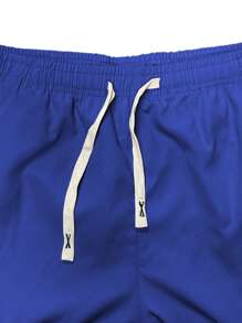 Hidkat 3 Stücke Herren Cargo Bermuda Shorts, Sommer Loose Fit Lässig Hose mit Kordelzug Taille, große Taschen, Logoaufnäher, Sportbekleidung